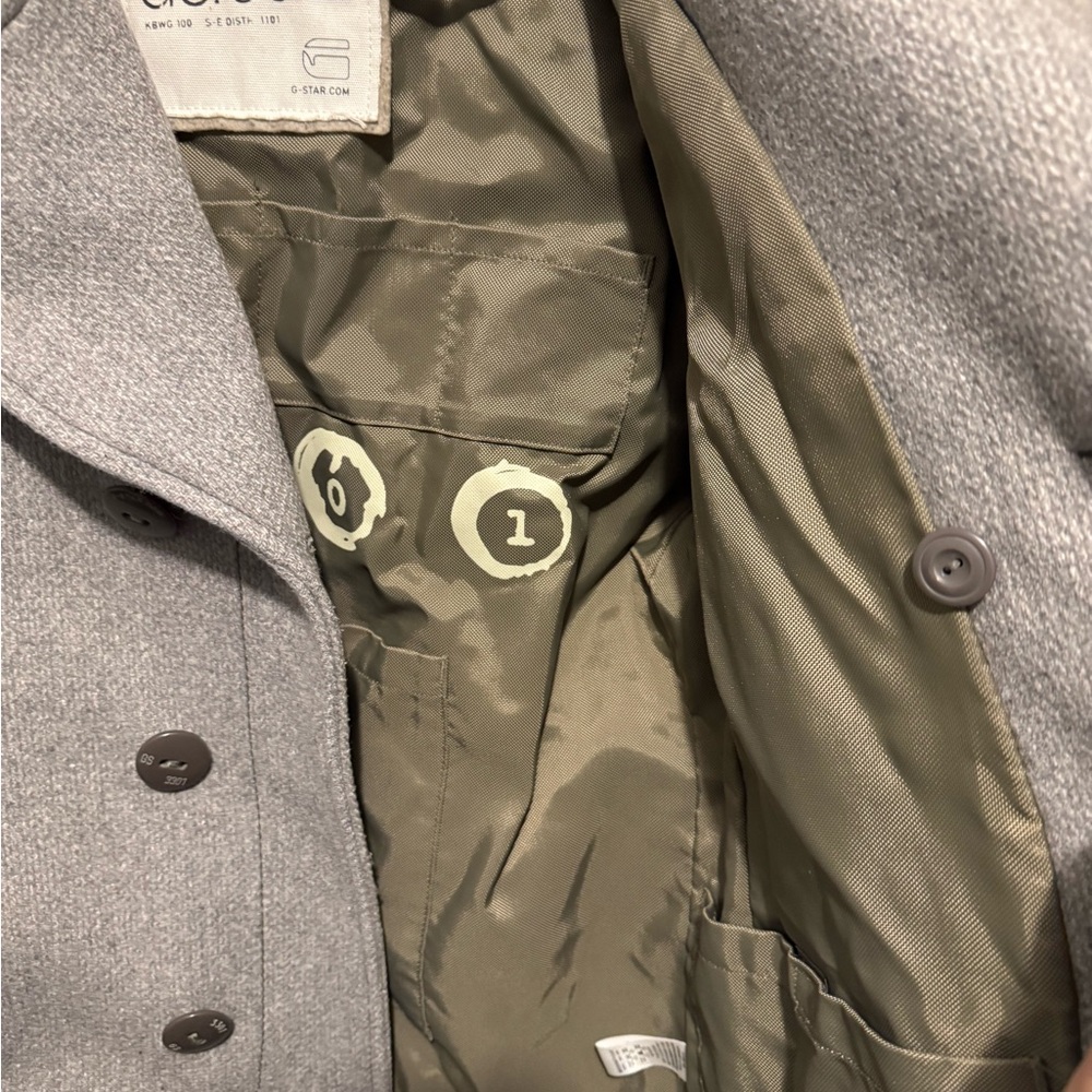 G-Star Men's Gray Wool Military Jacket - Picture 4 of 13